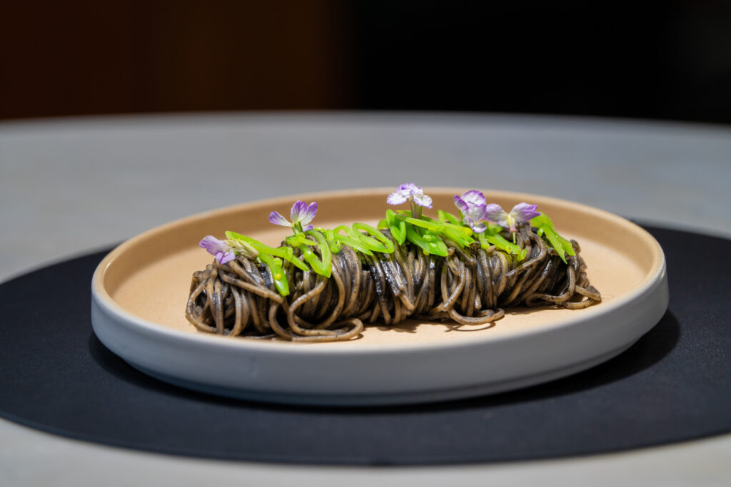 Black Tahini Pasta.