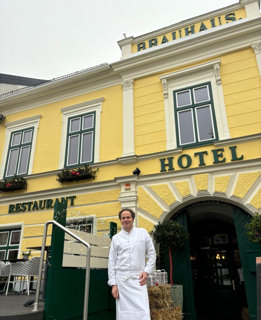 Sterne-Koch Harald Riedl die kulinarische Leitung im Brauhotel Weitra.