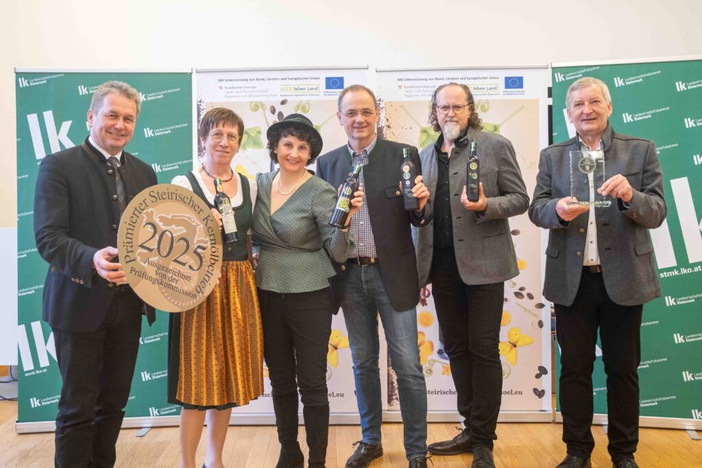 Franz Titschenbacher, Gabriele Kern, Anita Reiter-Haas, Josef Berghofer, Karl Friedrich und Obmann Franz Labugger.