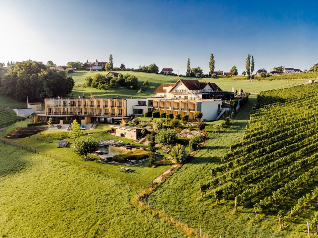 Aussenansicht auf das Hotel Ratscher Landhaus